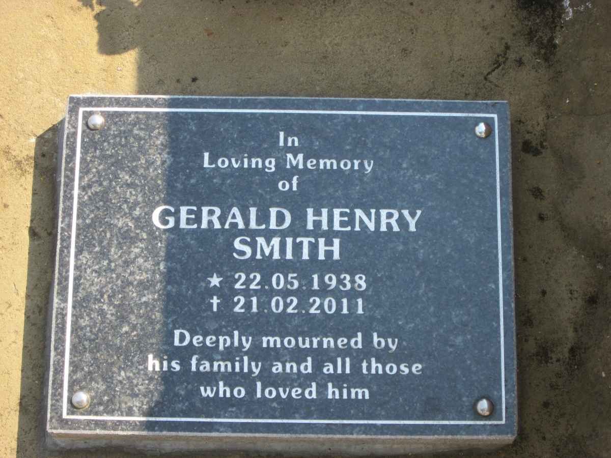 SMITH Gerald Henry 1938-2011