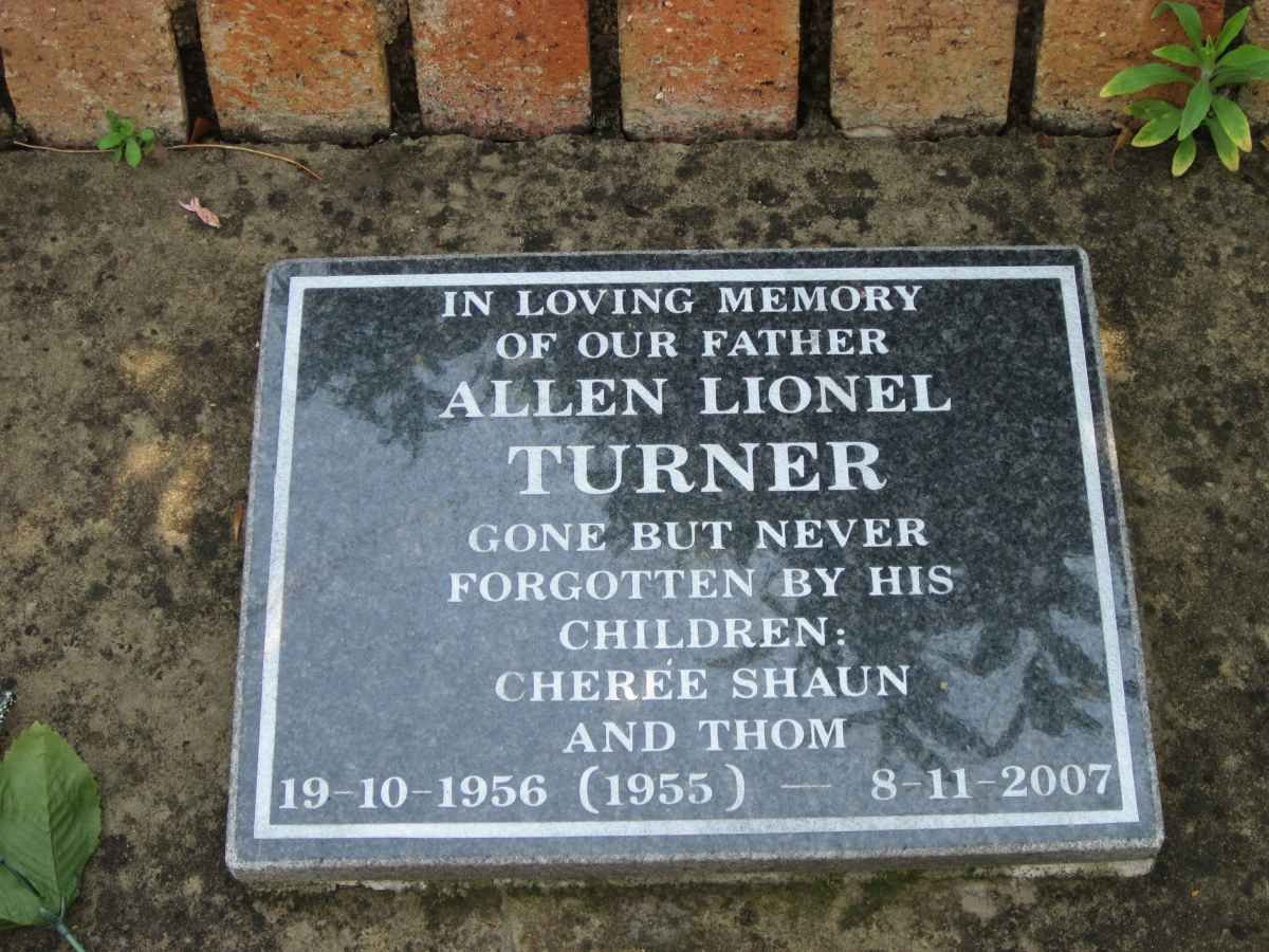 TURNER Allen Lionel 1956[1955]-2007
