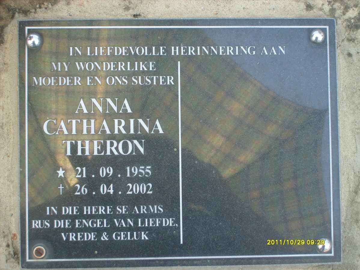 THERON Anna Catharina 1955-2002