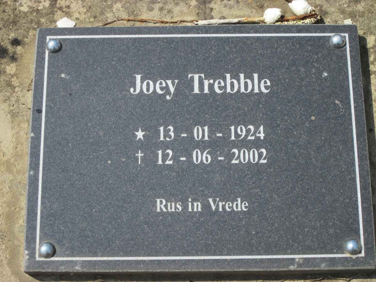 TREBBLE Joey 1924-2002