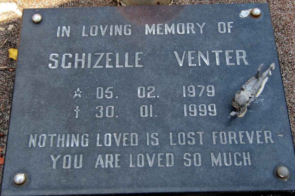 VENTER Schizelle 1979-1999