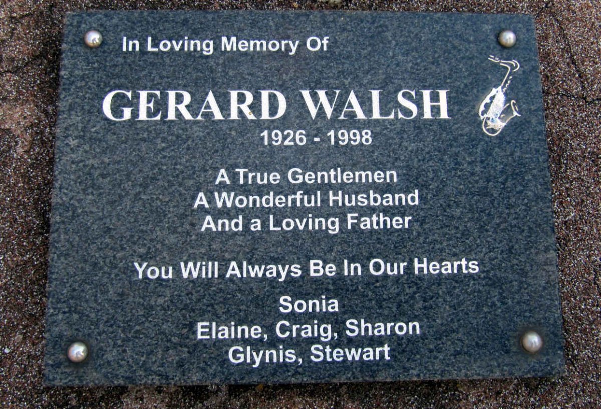 WALSH Gerard 1926-1998