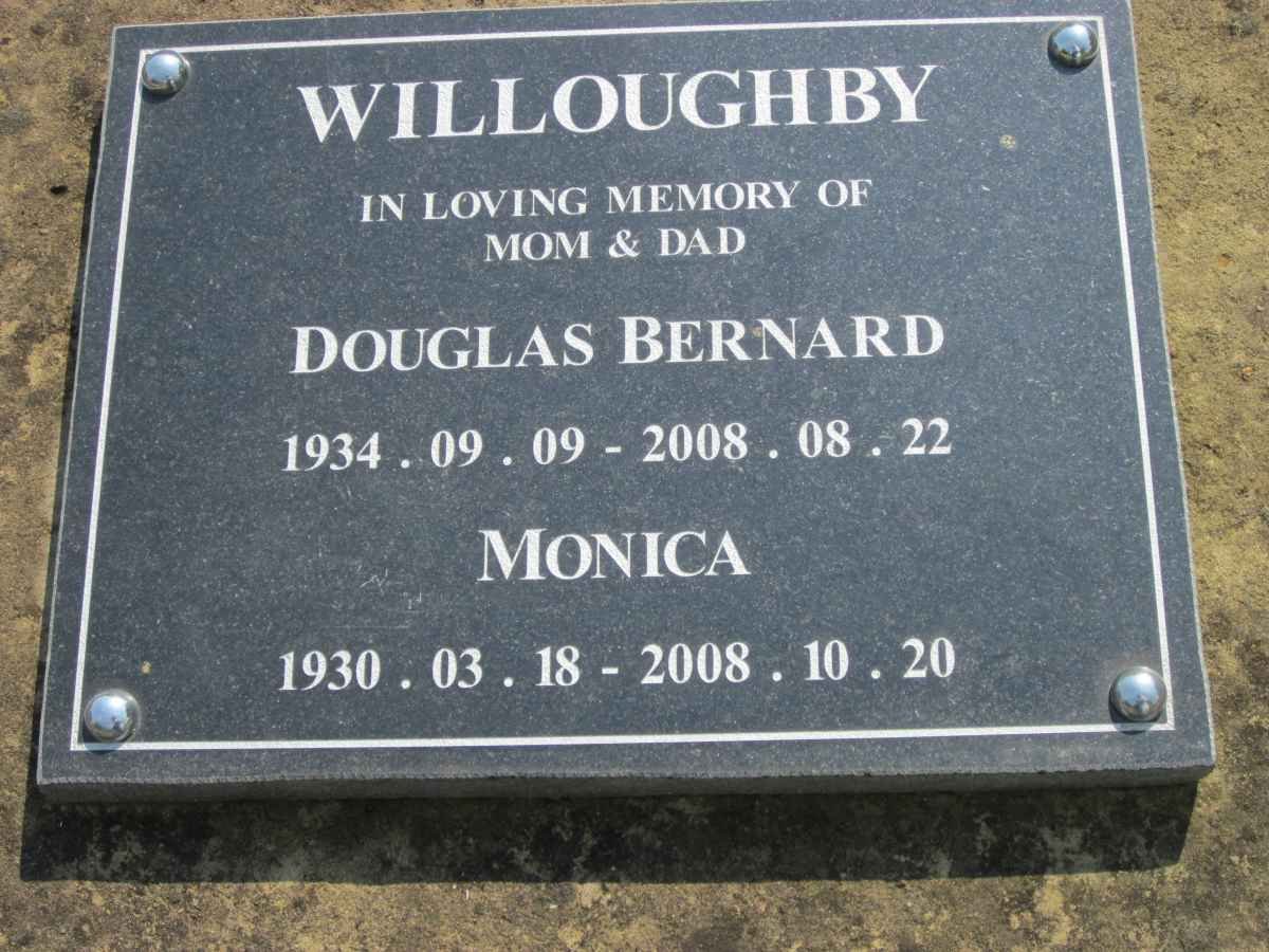 WILLOUGHBY Douglas Bernard 1934-2008 &amp; Monica 1930-2008