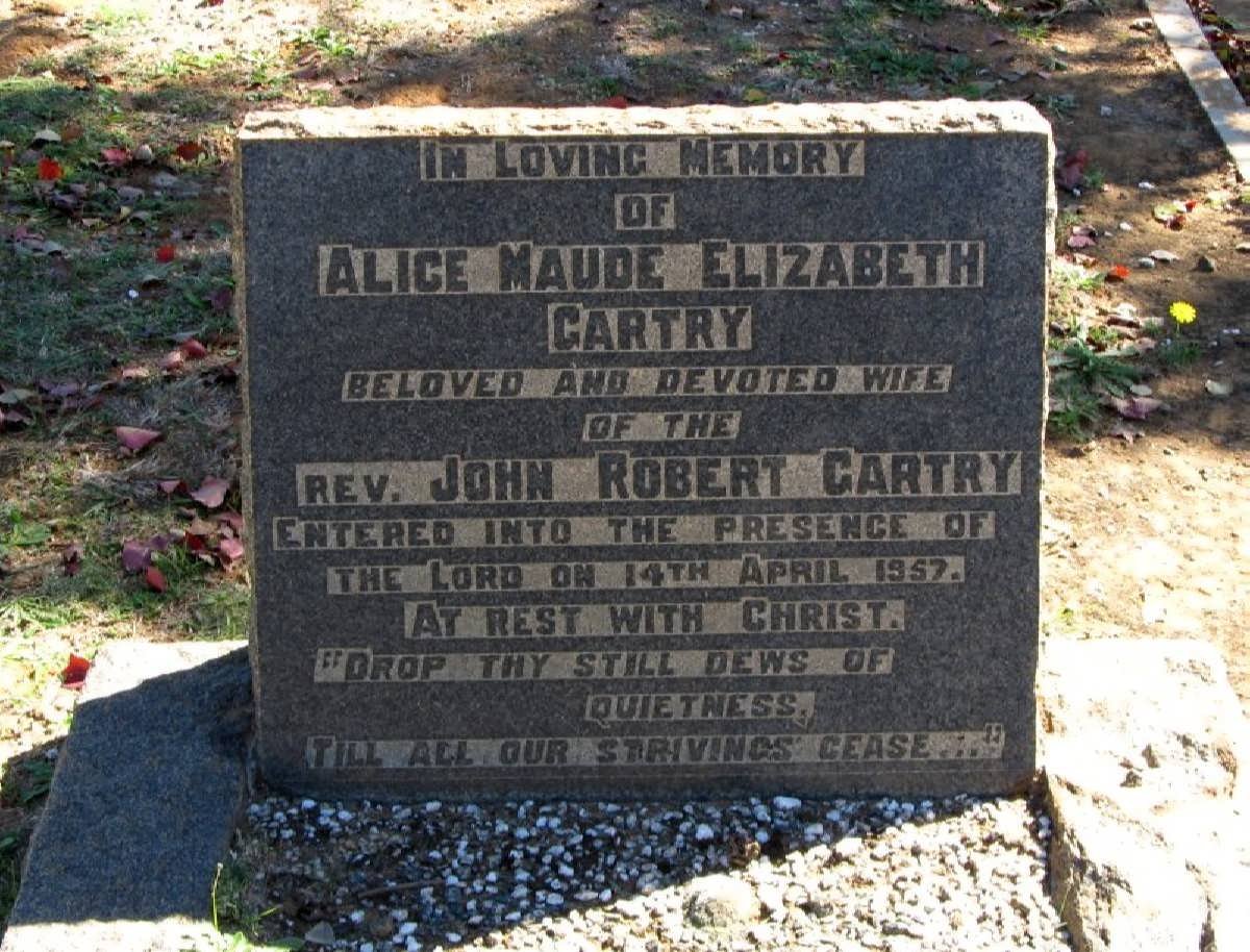 CARTRY Alice Maude Elizabeth -1957