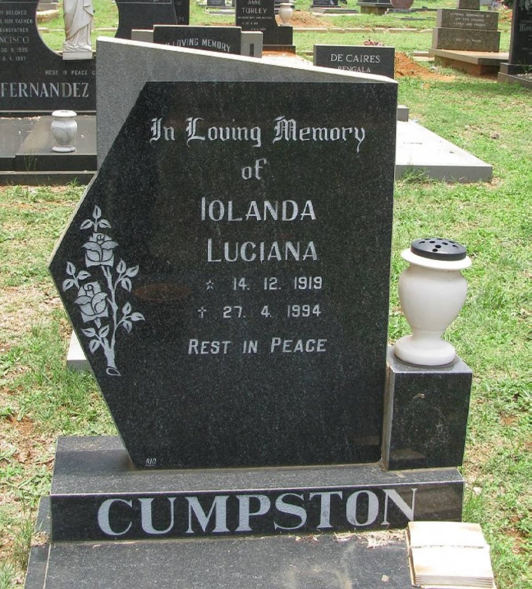CUMPSTON Iolanda Luciana 1919-1994