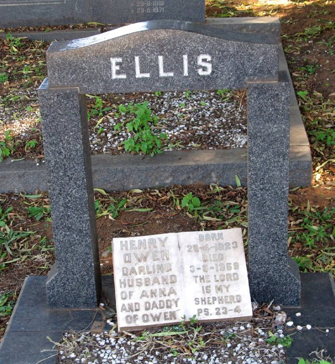 ELLIS Hendry Owen 1923-1969