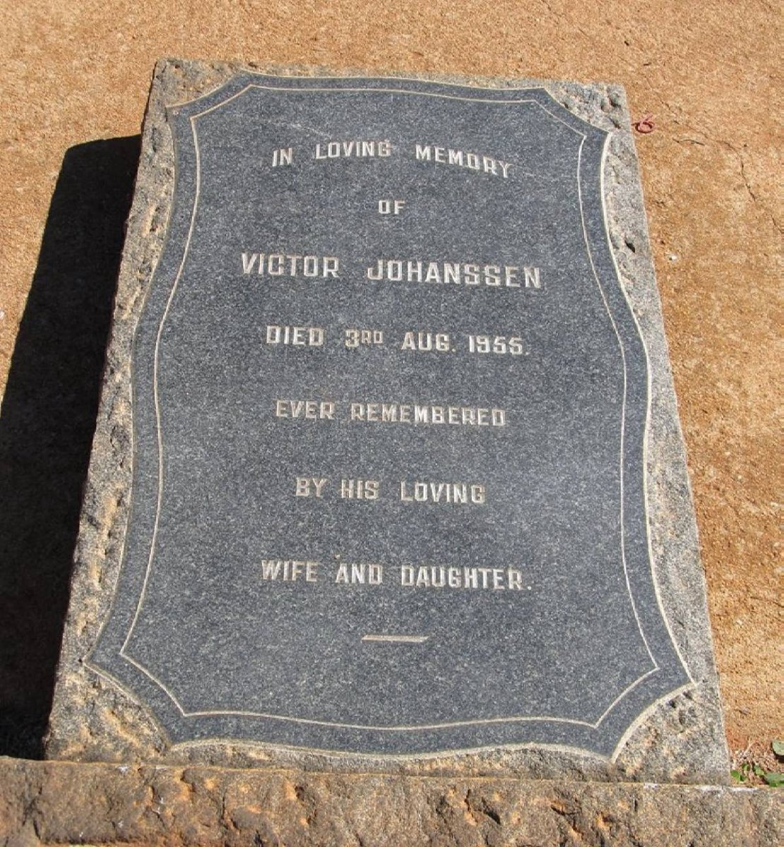 JOHANSSEN Victor -1955