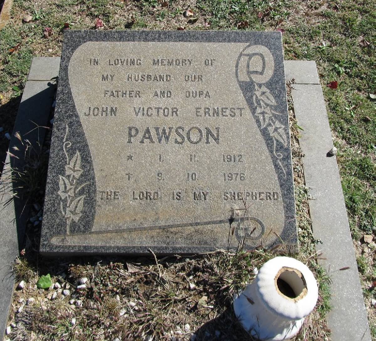 PAWSON John Victor Ernest 1912-1976