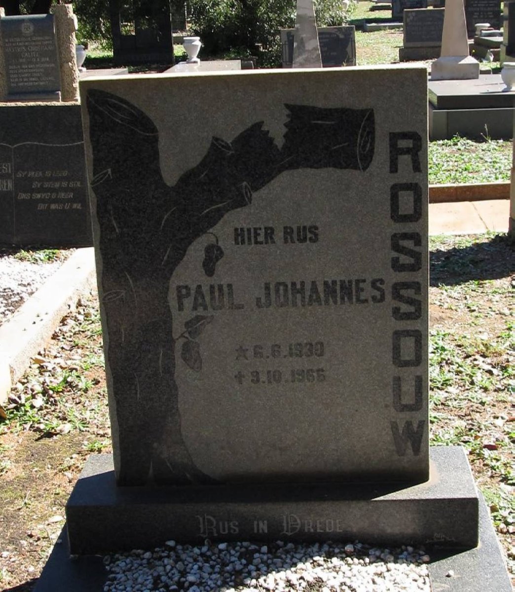 ROSSOUW Paul Johannes 1939-1966