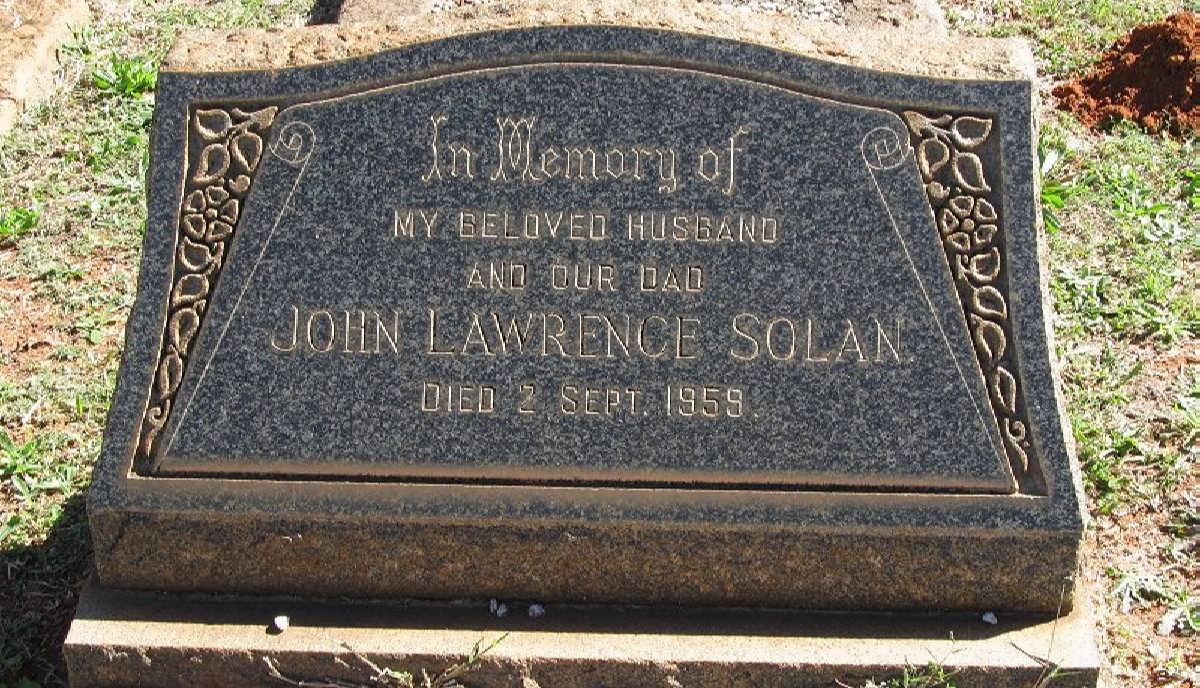 SOLAN John Lawrence -1959