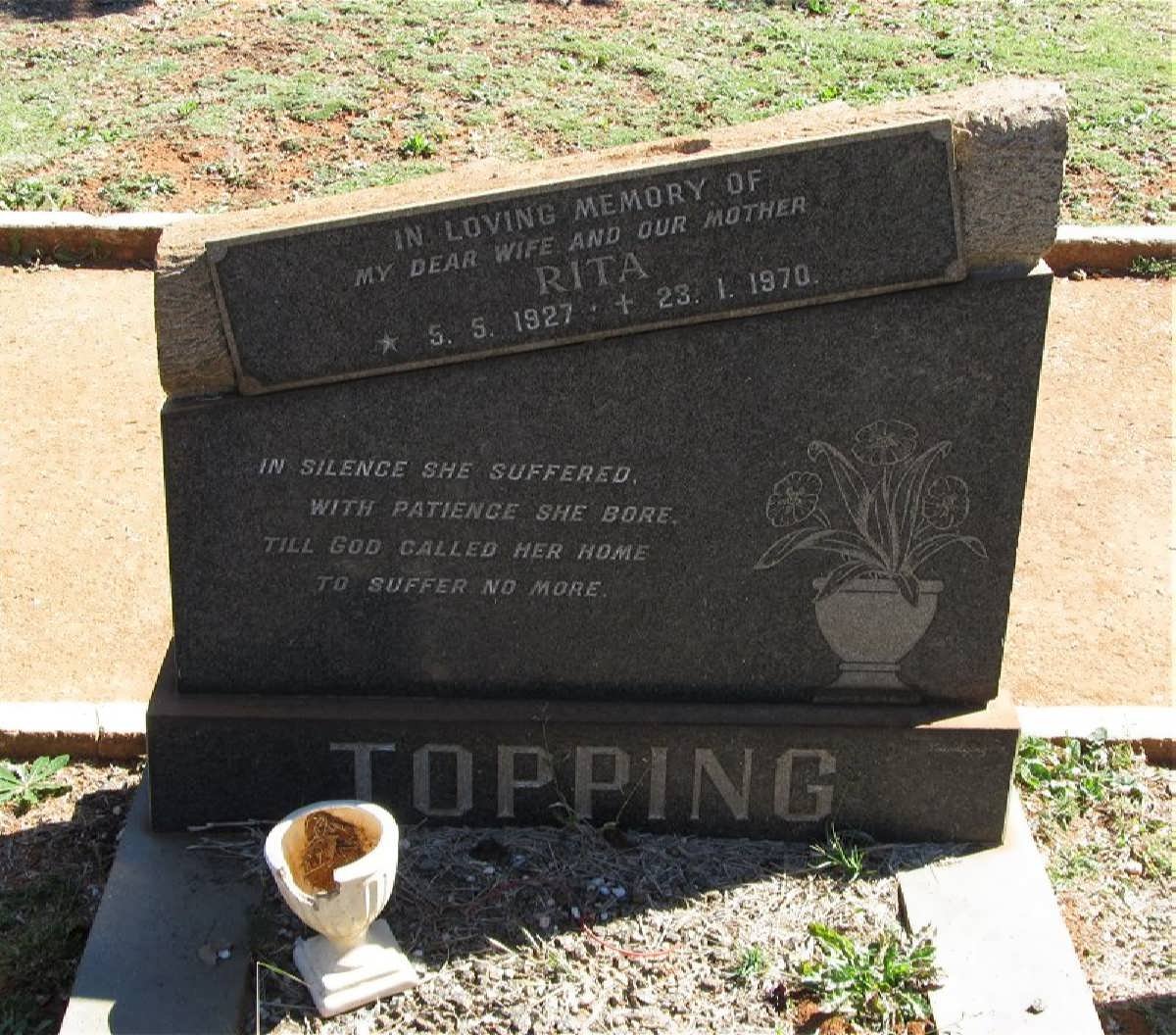 TOPPING Rita 1927-1970