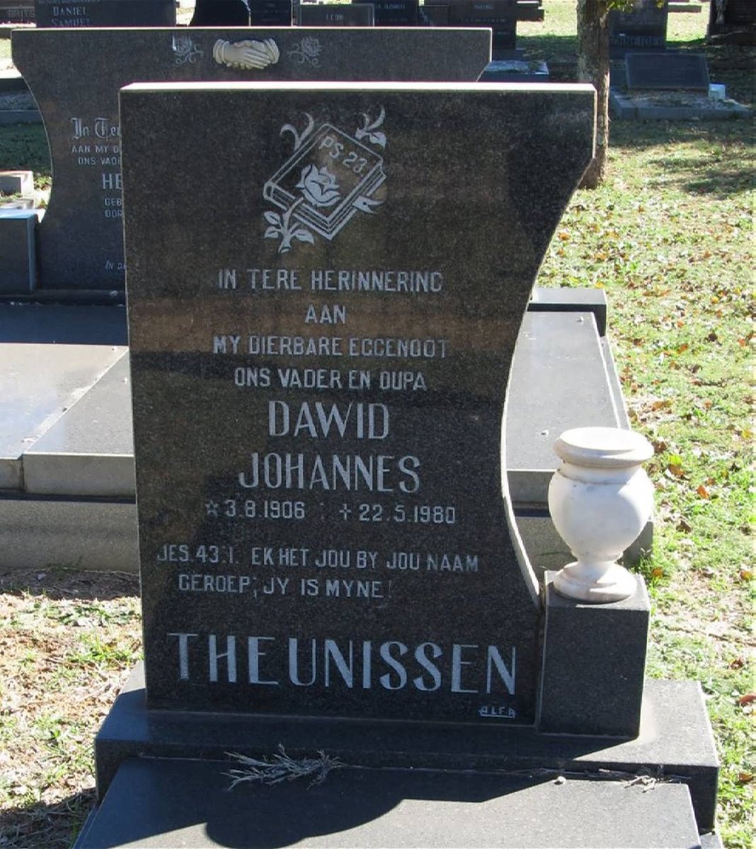 THEUNISSEN Dawid Johannes 1906-1980