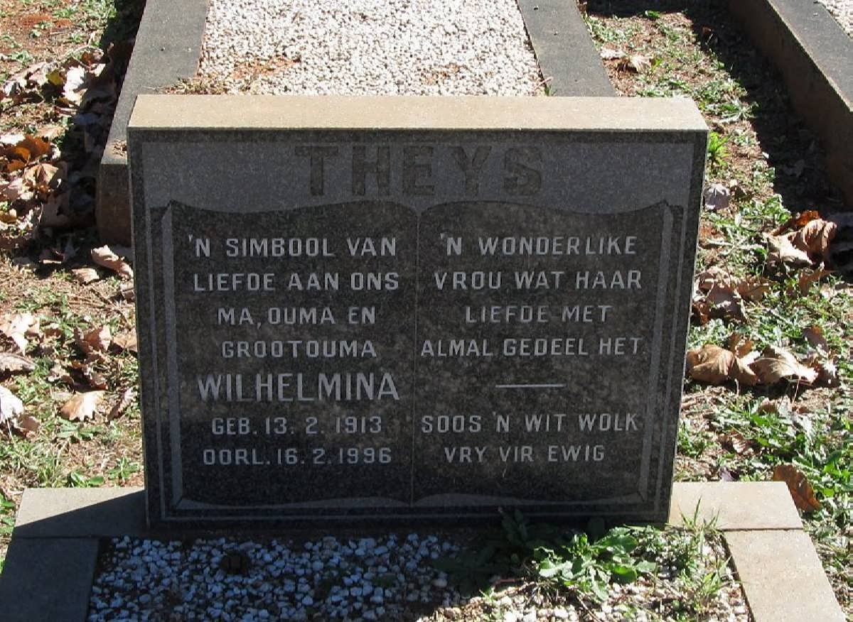 THEYS Wilhelmina 1913-1996