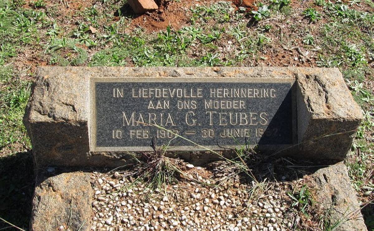 TEUBES Maria G. 1907-19?7