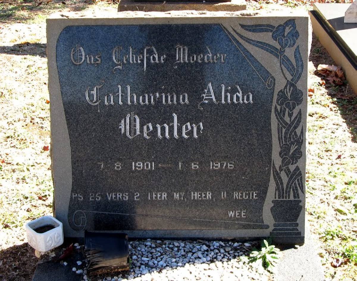 VENTER Catharina Alida 1901-1976