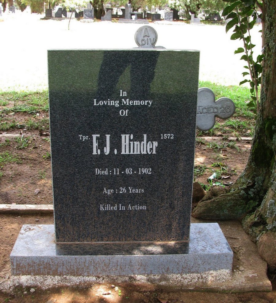 HINDER F.J. -1902