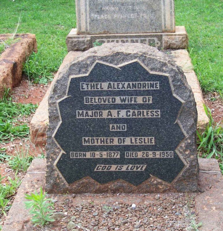 CARLESS Ethel Alexandrina 1877-1950