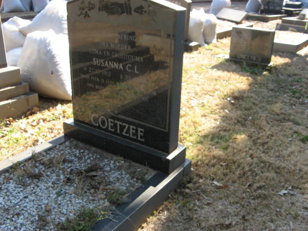 COETZEE Susanna C.L. 1912-??