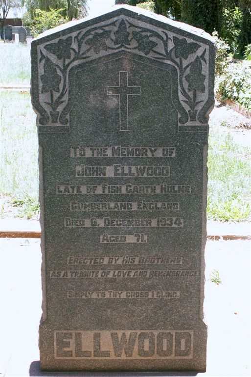 ELLWOOD John  -1934