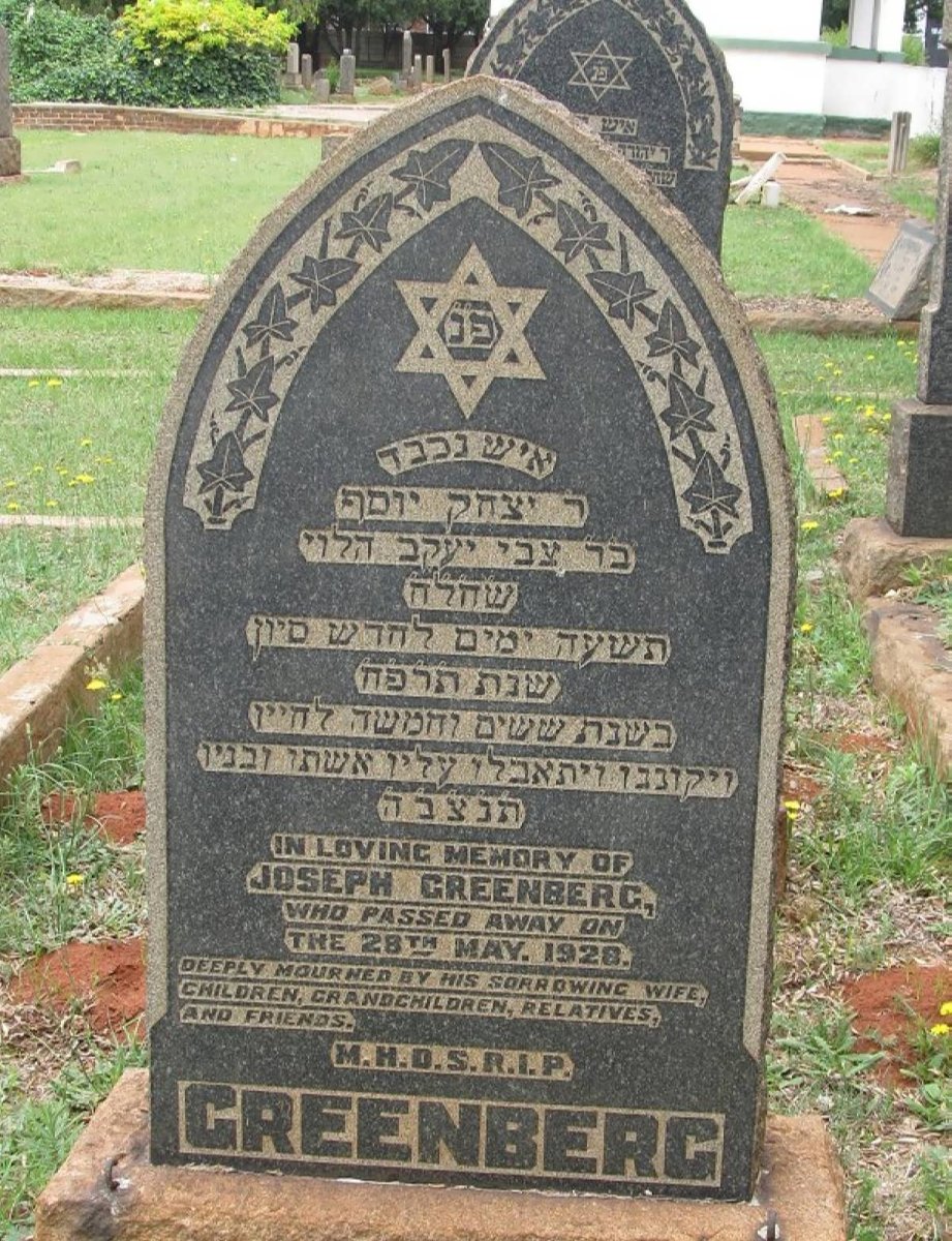 GREENBERG Joseph -1928