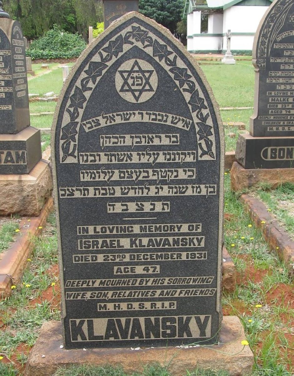 KLAVANKY Israel -1931