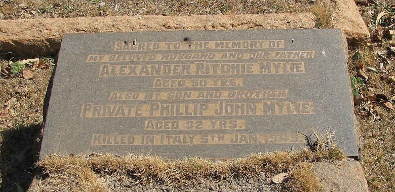 MYLIE Alexander Ritche :: MYLIE Philip John -1945