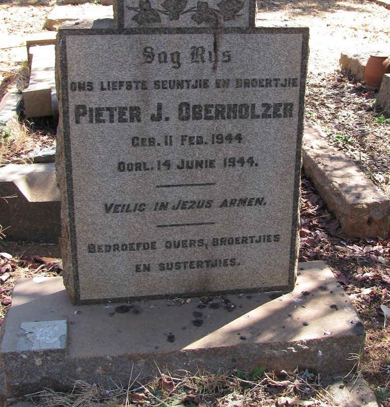 OBERHOLZER Pieter J. 1944-1944