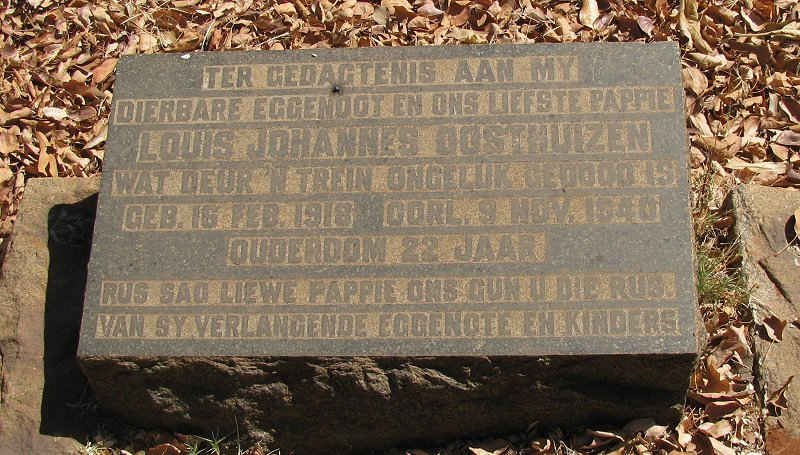 OOSTHUIZEN Louis Johannes 1918-1940