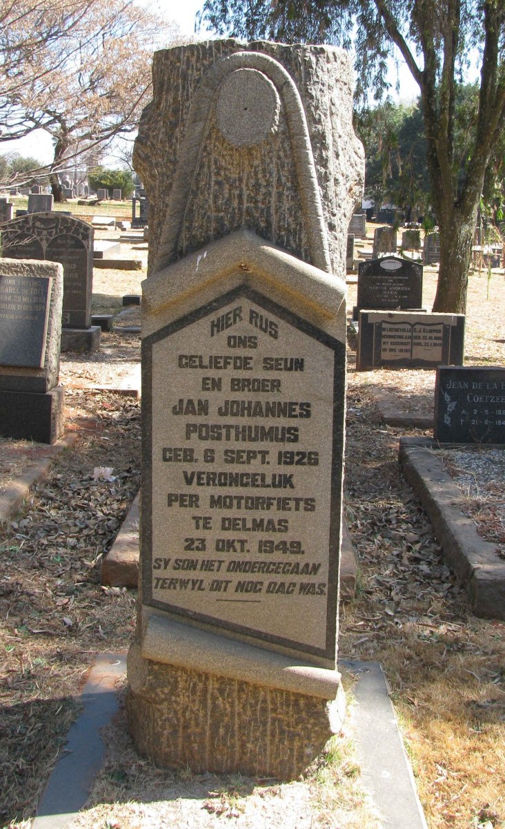 POSTHUMUS Jan Johannes1926-1949