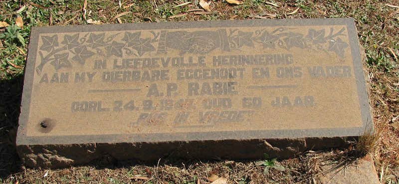 RABIE A.P. -1941