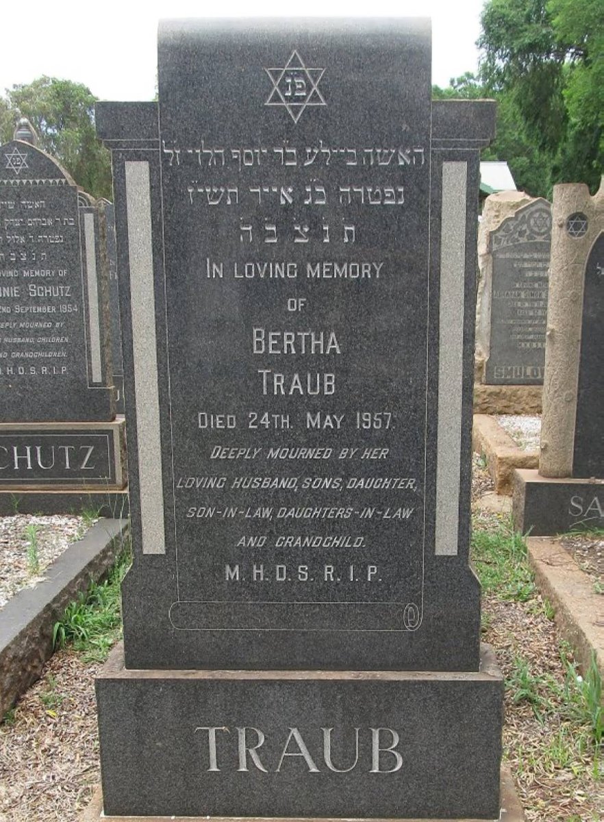 TRAUB Bertha -1957
