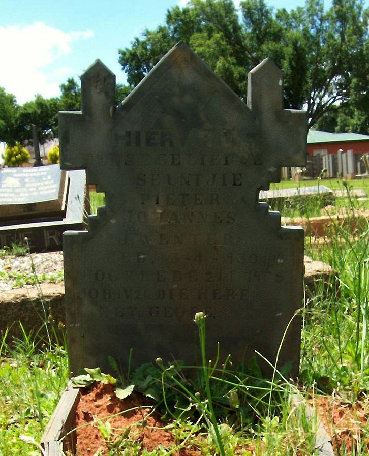 VENTER Pieter Johannes J. 1930-1935