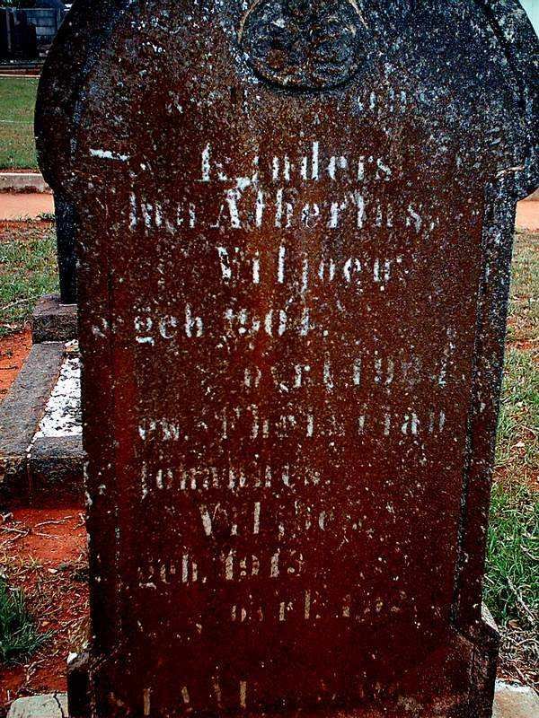 VILJOEN ? Albertus  -1934 :: VILJOEN ? Johannes 1919-?