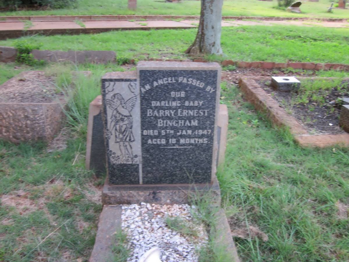 BINGHAM Barry Ernest -1947