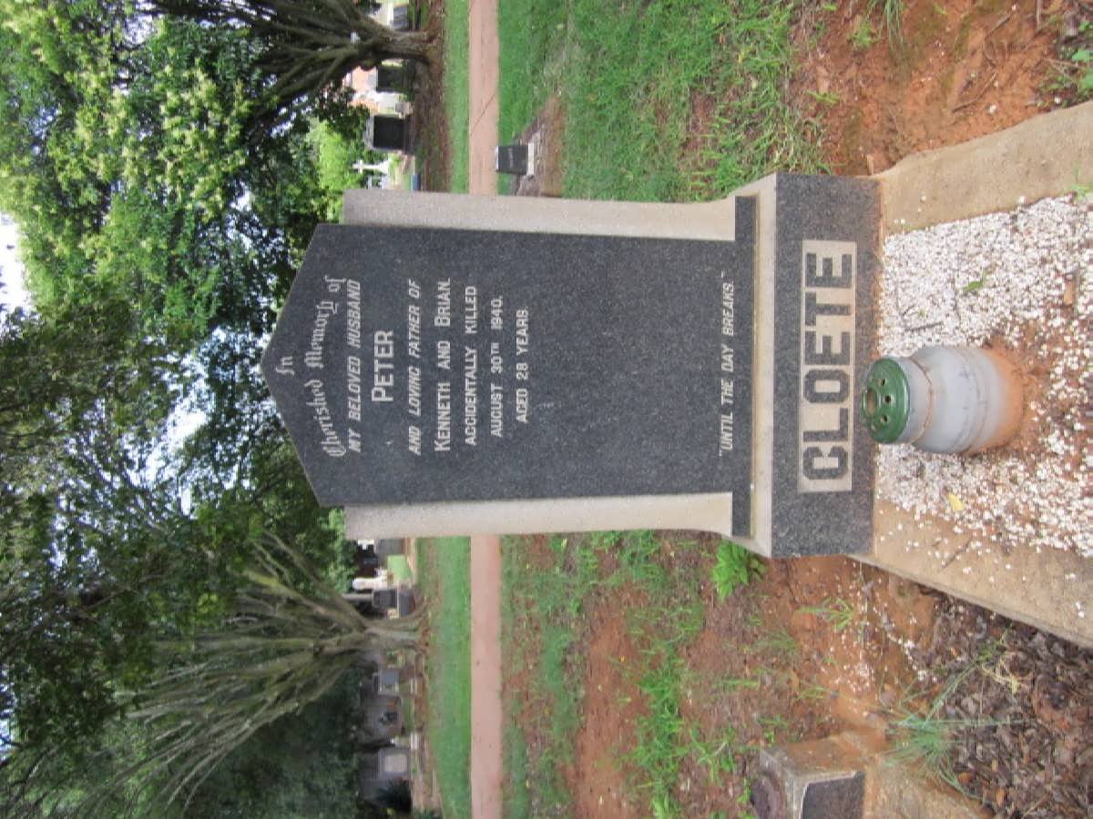 CLOETE Peter -1940