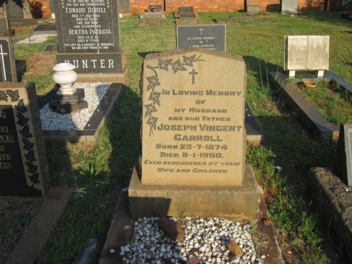 CARROLL Joseph Vincent 1874-1950