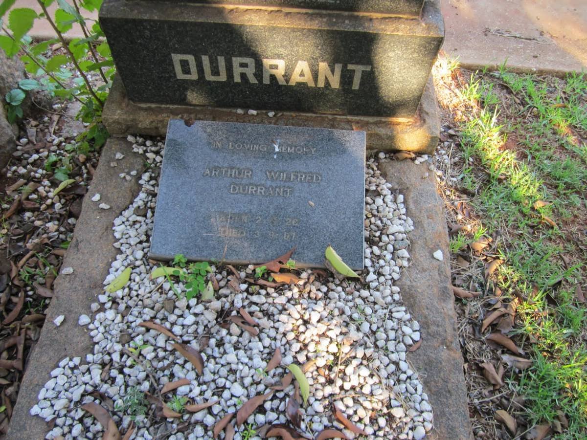 DURRANT Arthur Wilfred 
