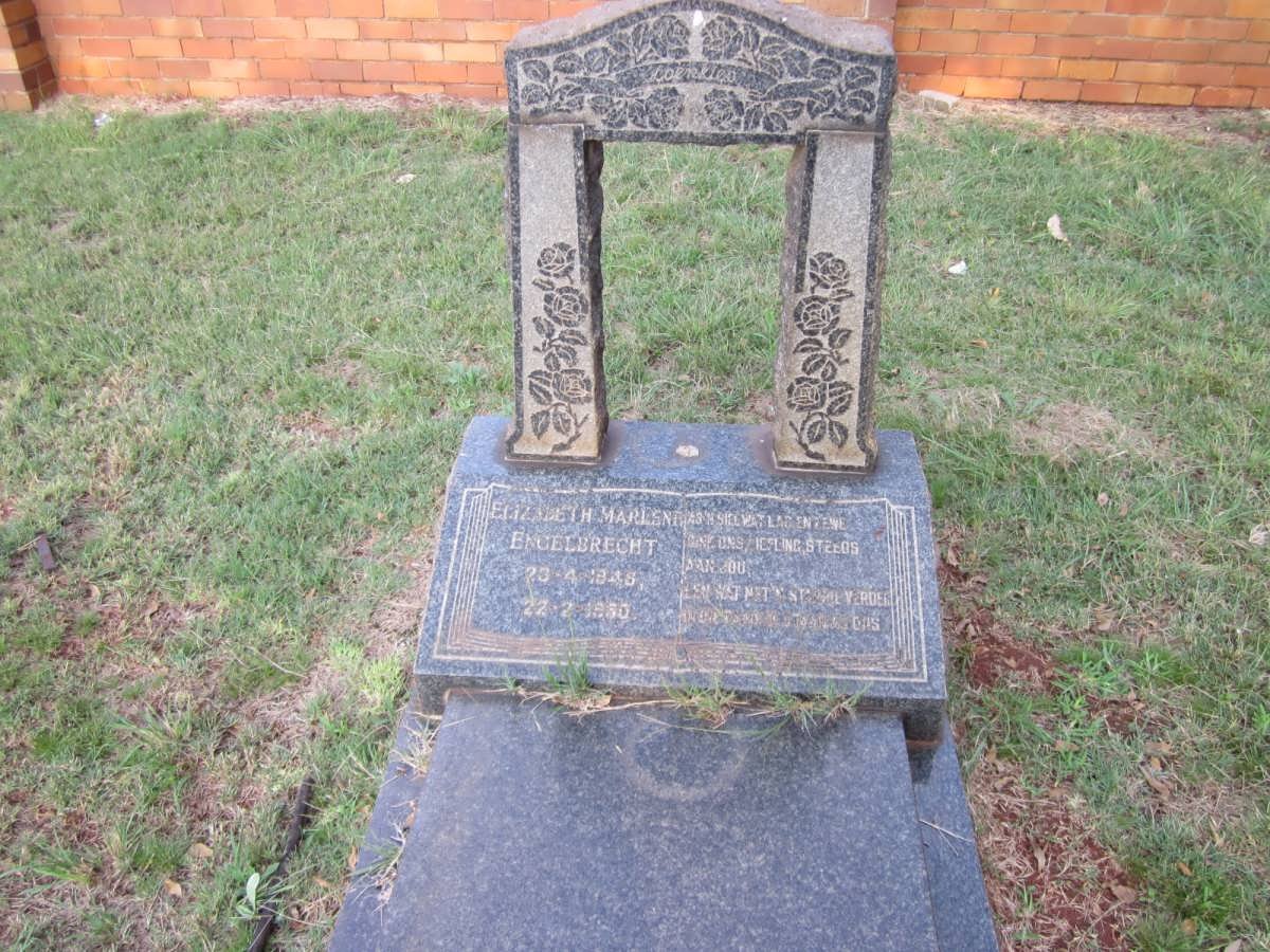 ENGELBRECHT Elizabeth Marlene 194?-19?0