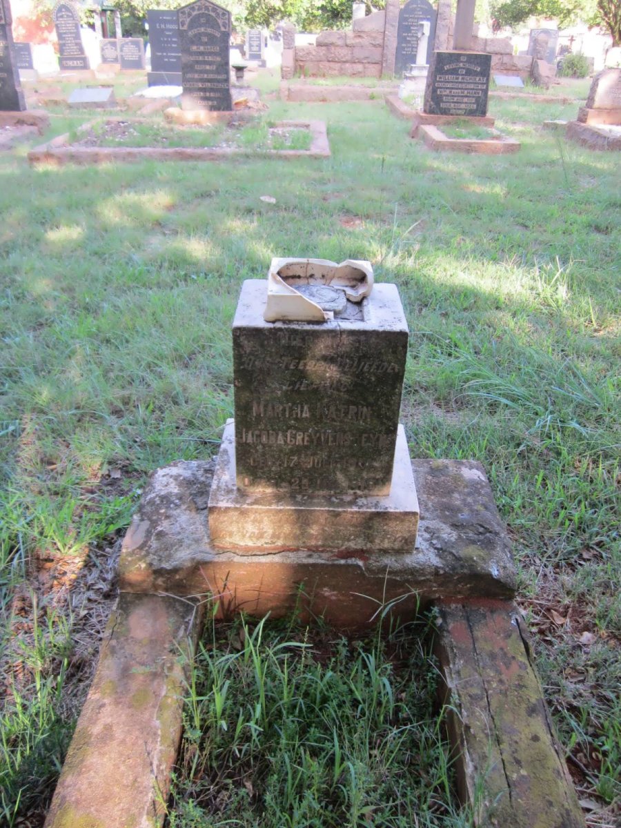 GREYVENSTEYN Martha Katrina Jacoba 