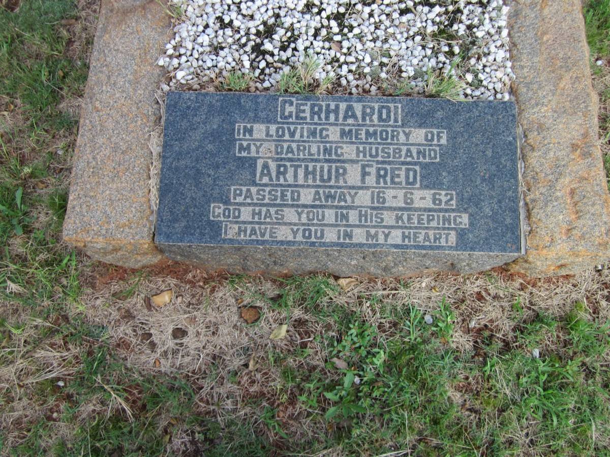 GERHARDI Arthur Fred -1962