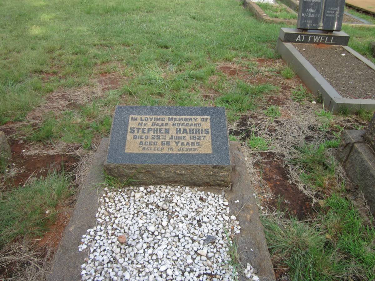 HARRIS Stephen -1927