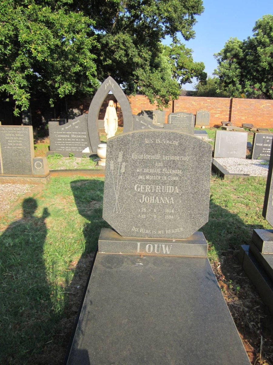 LOUW Gertruida Johanna 1904-1984