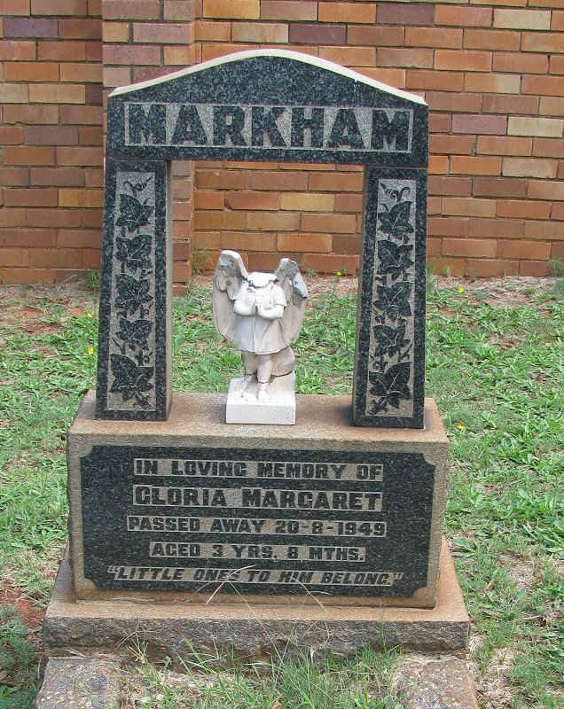 MARKHAM Gloria Margaret -1949