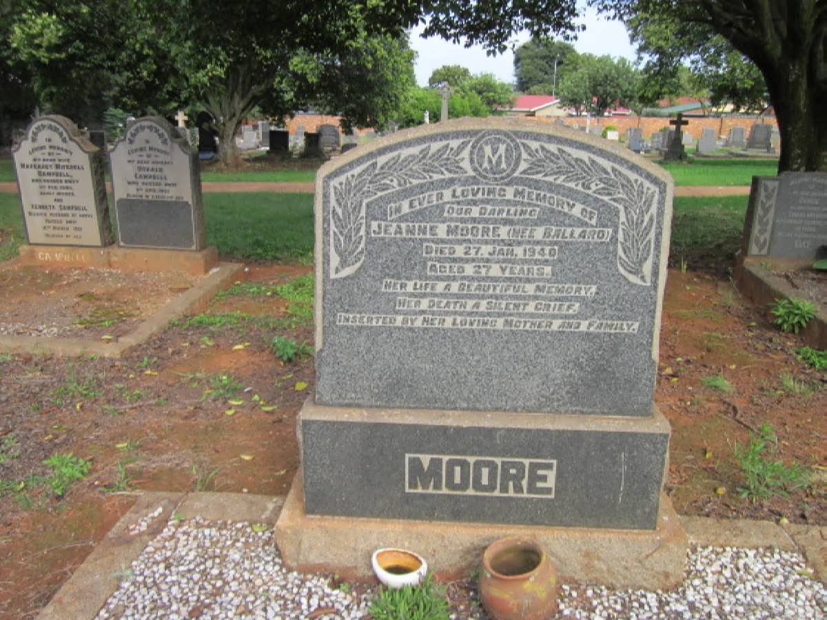 MOORE Jeanne nee BALLARD -1940