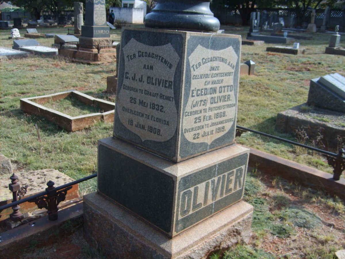 OLIVIER C.J.J. 1832-1908 :: OLIVIER E'gedion Otto 1868-1919