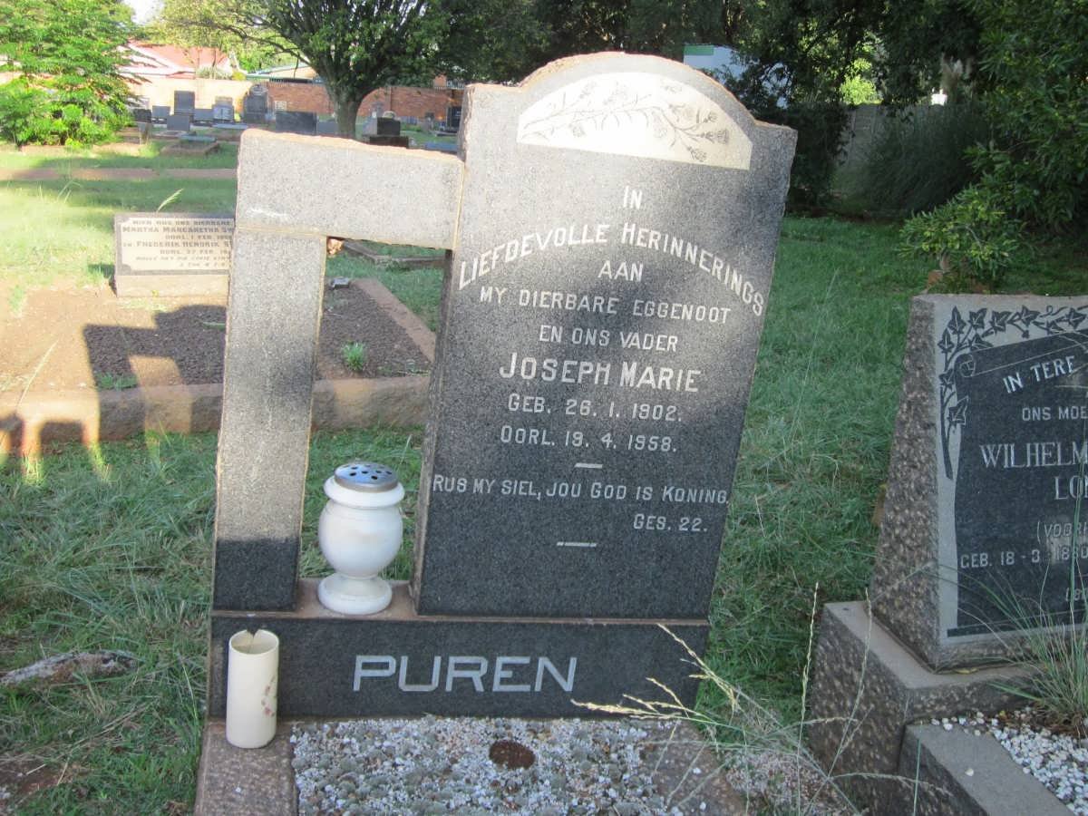 PUREN Joseph Marie 1902-1958