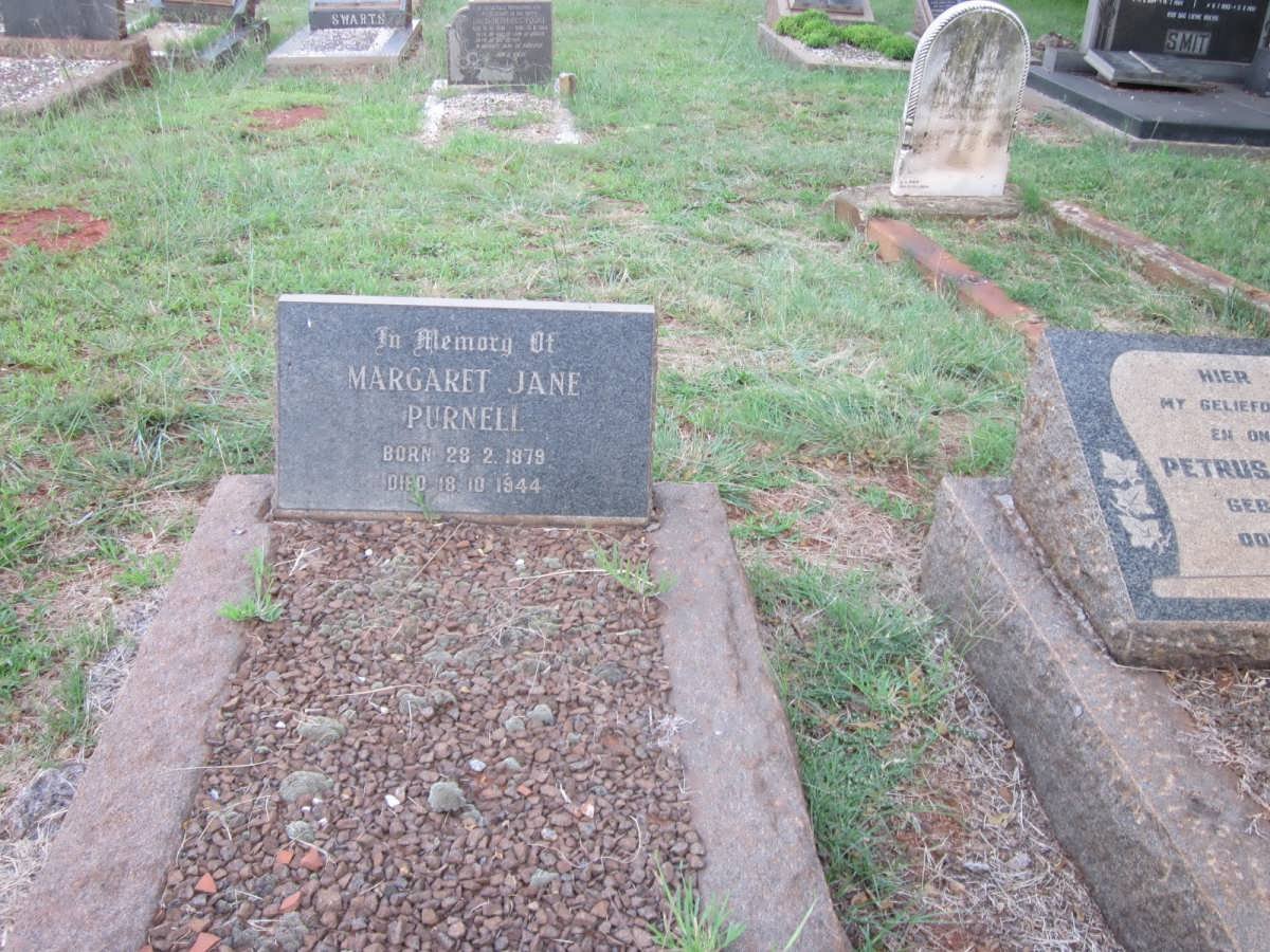 PURNELL Margaret Jane 1879-1944