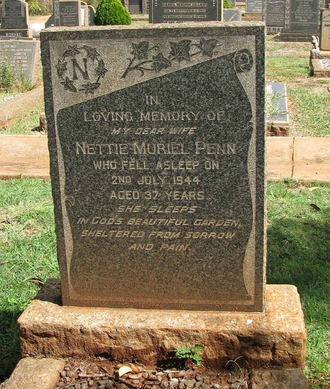 PENN Nettie Muriel -1944