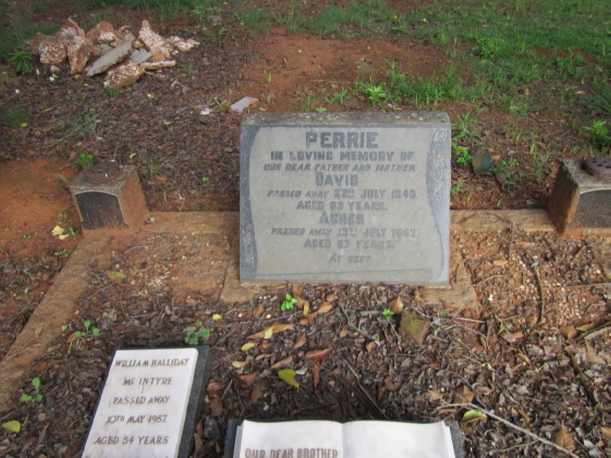 PERRIE David -1945 &amp; Agnes -1949