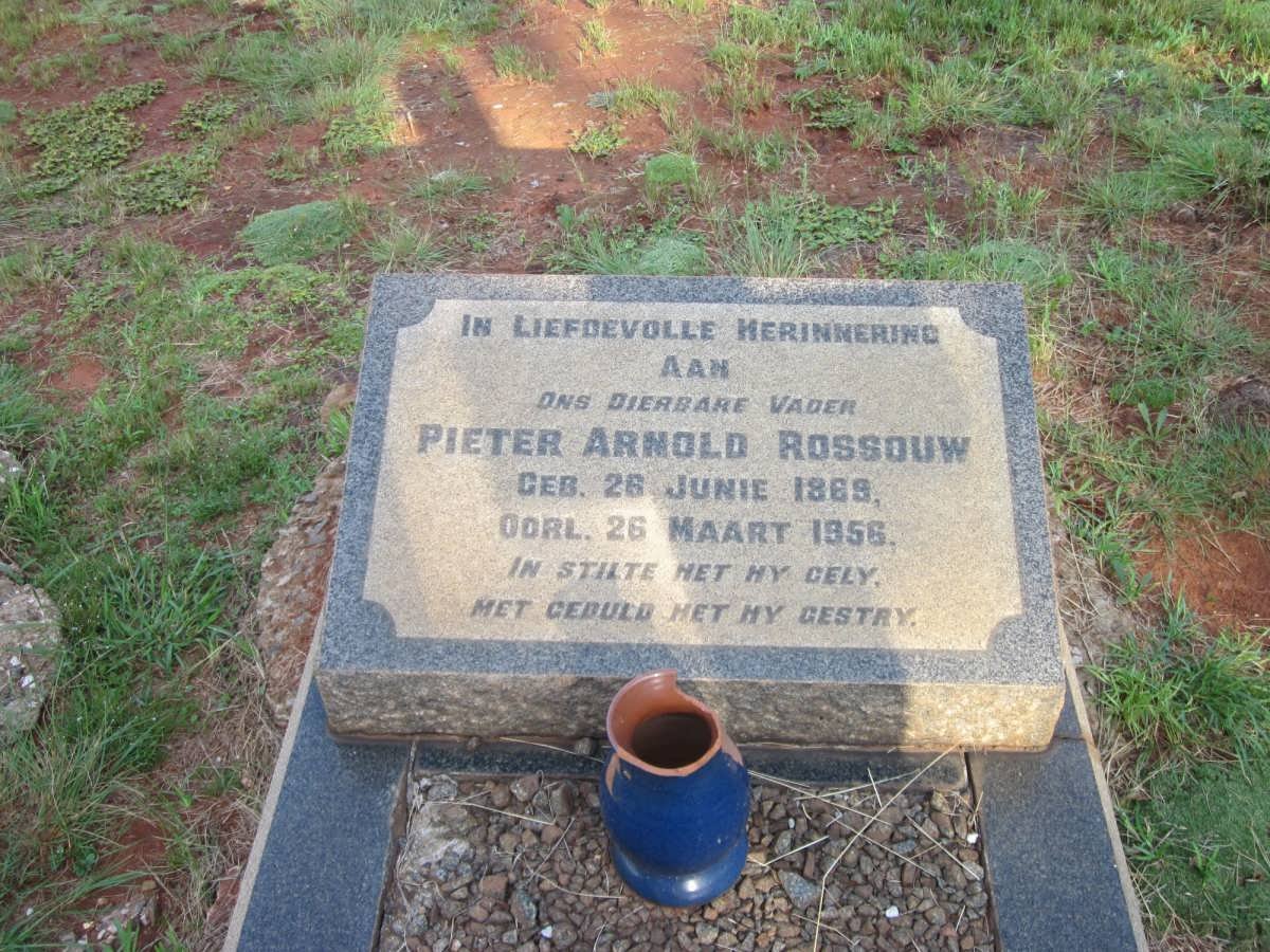 ROSSOUW Pieter Arnold 1869-1956